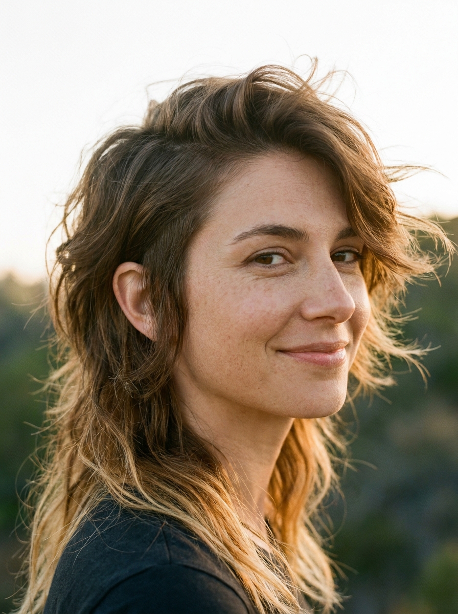 Mullet mit Side Part als Vokuhila Frisuren Inspiration 2026